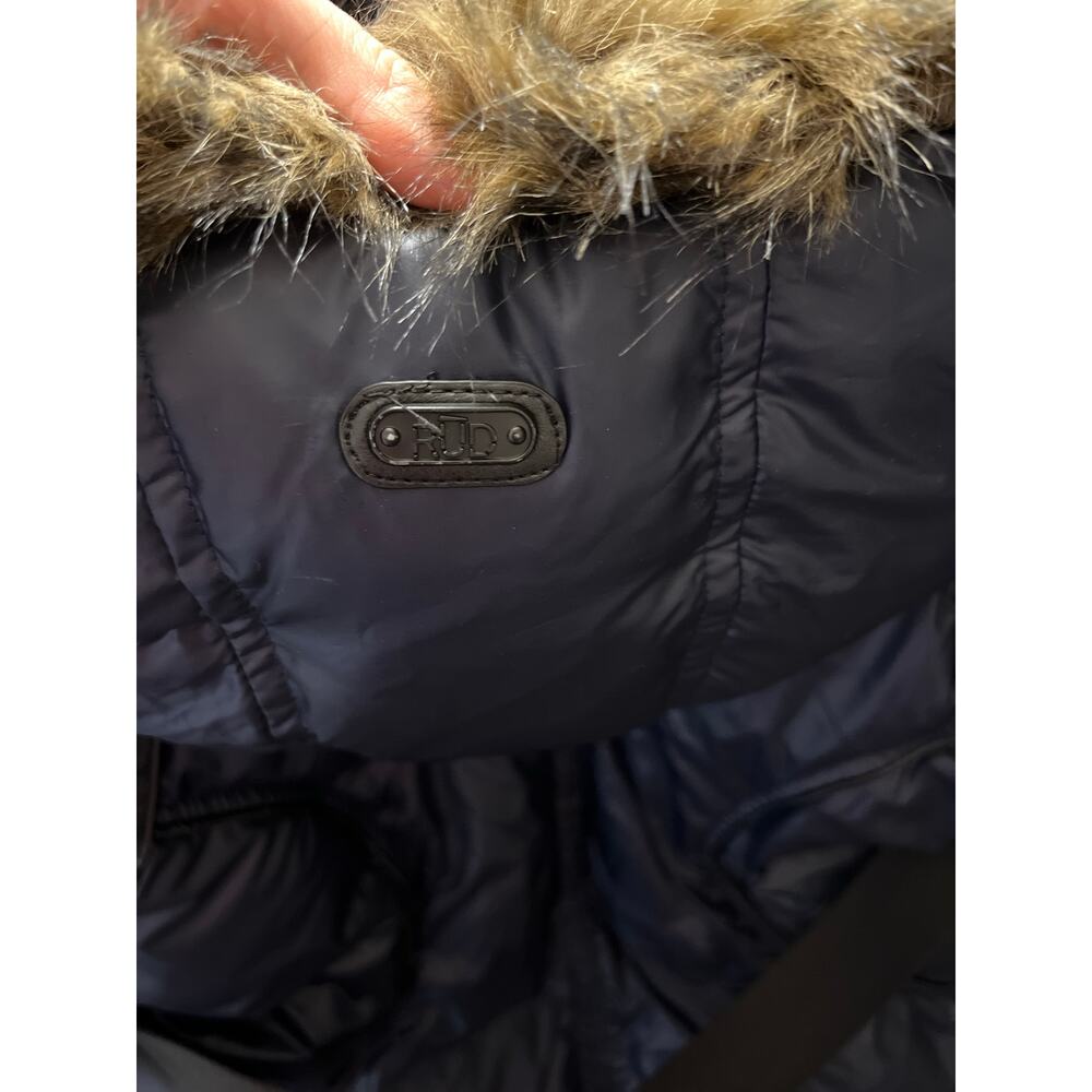 RUDSAK RUD Down Parka Jacket Faux Fur Hood Belted Sz XXL Ski City Winter Luxury - Picture 4 of 12